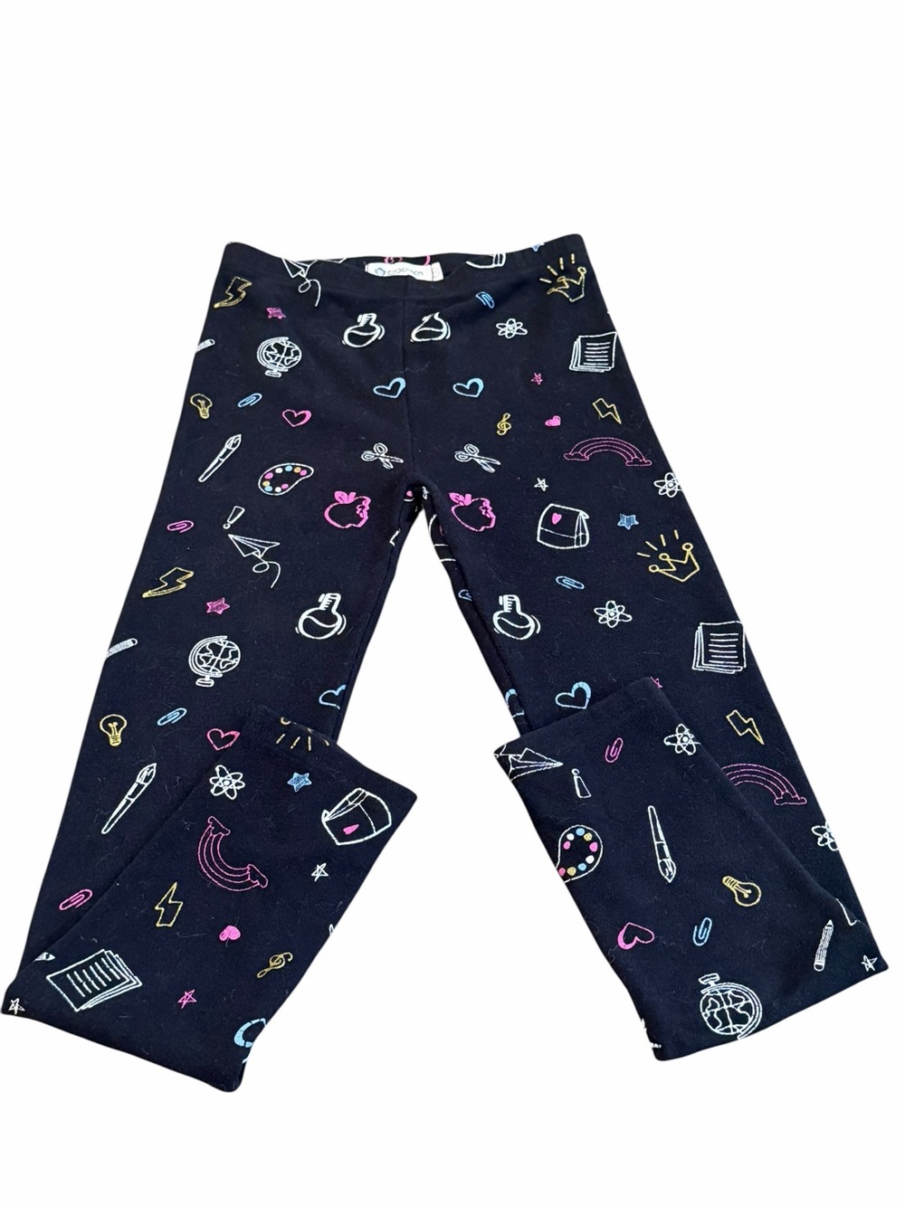 NWOT, Appaman, Girl’s Black Fleece-lined  Leggings, Size 10